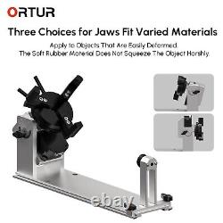 ORTUR Rotating Roller 360° Rotary 3-Jaw Chuck Y-axis for Laser Engraving Cut