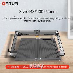 Ortur Aluminum Working Table Board 448x400x22mm Laser Engraving Cutting Bed