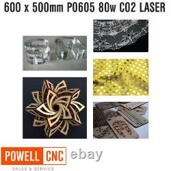 Powell P0605 80w CO2 Laser Engraving and Cutting machine