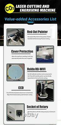 RECI 100W W2 CO2 Laser Engraving Cutting Machine Laser Cutter Engraver 900600mm