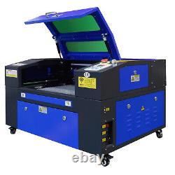 Reliable 50W Co2 Laser Cutter Engraver Engraving Machine + Rotary Axis + CW3000