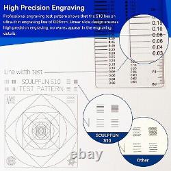 SCULPFUN S10 Laser Engraver 10W Engraving Cutting Machine 410x400mm 0.01mm