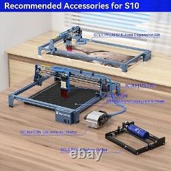 SCULPFUN S10 Laser Engraver 10W Engraving Cutting Machine+Air Assist Nozzle Tube