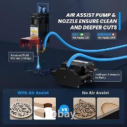 SCULPFUN S30 PRO Max 20W Laser Engraver Engraving Cutting Machine+Air-assist Kit