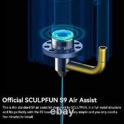 SCULPFUN S9 Air Assist Nozzle Kit+ Air Pump for Laser Engraver Engraving Cutting