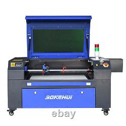 SDKEHUI 70x50cm Laser 80W Co2 Laser Engraver Cutter Machine + Rotary Axis