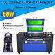 Sdkehui Co2 Laser Engraving Machine Cutting Engraving Laser 50w + Rotary Axis