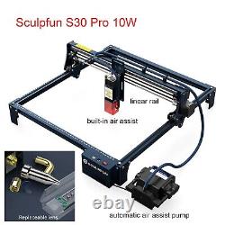 Sculpfun S30 Pro 10W Laser Engraver Cutter with Automatic Air Assist Integrated