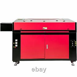 VEVOR 100W CO2 Laser Engraver Engraving Cutting Machine 90x60CM Cutter with Wheels