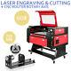 Vevor 60w Co2 Laser Engraver 700x500mm Cutting Machine And Rotary Axis 3-jaw Kit