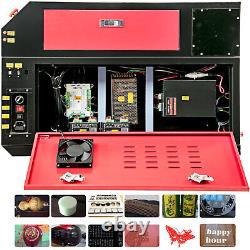 VEVOR 80W CO2 Laser Engraver Engraving Machine 70x50CM Cutter with LCD Panel USB