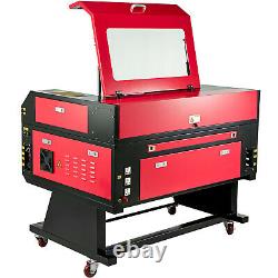 VEVOR 80W CO2 Laser Engraver Engraving Machine 70x50CM Cutter with Wheels USB Port