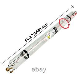 VEVOR Laser Tube CO2 Laser Tube 100W 1430mm for Laser Engraver Cutting Machine