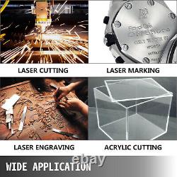 VEVOR Laser Tube CO2 Laser Tube 80W 1230mm for Laser Engraving Cutting Machine