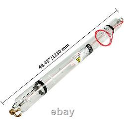 VEVOR Laser Tube CO2 Laser Tube 80W 1230mm for Laser Engraving Cutting Machine