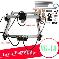 VG-L3 526485193mm 500MW Desktop Laser Cutting Engraving Machine DIY Logo Maker