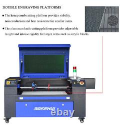 WithWarnlight Autofocus 80W 700x500MM Co2 Laser Engraving Engraver Cutting Machine