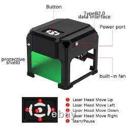 Yofuly 3000mw Laser Engraver Mini Desktop Cutting Machine CNC Engraving Machine