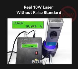 10w Laser Gravure Graveur Machine De Coupe Bricolage Pour 304 Miroir En Acier Inoxydable