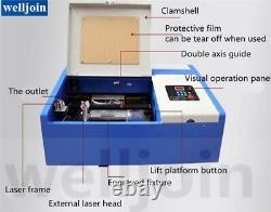 40W Graveur laser Gravure Machine de découpe Cutter Table de travail 300200 GY-320 qy