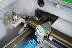 40w Co2 Graveur Laser Graveur Coupeur Machine À Découper Usb 300x200mm +4 Roues