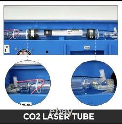 40w Co2 Laser Graveur Gravure Cutter Machine De Coupe Usb 300x200mm Roues LCD