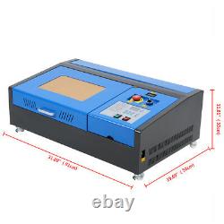 40w Co2 Laser Graveur Machine Usb Port Gravure Imprimante De Découpe 220v