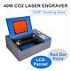 40w Co2 Lasergraver Graveur Coupeur Coupeur Machine Lcd 30x20cm Pointeur Pointeur À Points