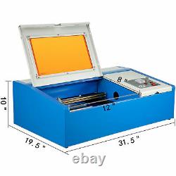 40w Co2 Usb Lasergraving Cutting Carving Machine 12x8inch Graveur Laser
