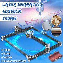 500mw 60x50cm 2 Axis Cnc Laser Gravure Machine Tirage Imprimante De Coupe