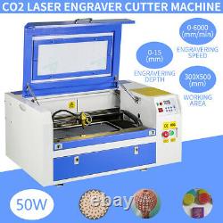 50w Co2 Gravure Laser Machine Graveur Cutter 220v