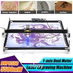 5500mw 65x50cm Laser Graven Machine Cutting Printer Cnc Control Logo Maker