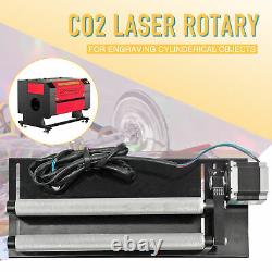 700500mm 80w Co2 Laser Graveur Machine À Découper Avec Axe Rotatif, Alimentation Électrique