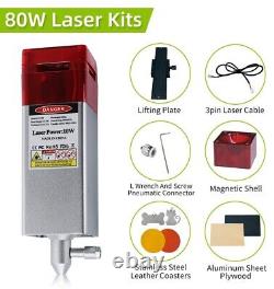 80w 12v 24v Module Laser Air Assist Fixed Focus Pour Outil De Gravure De Découpe Laser