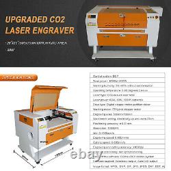 80w Co2 Laser Graveur Machine De Gravure 700x500mm Cutter Bois Coupe Usb Port