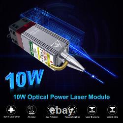 ARBRE LASER 450nm Module laser 10W Kits de tête 24V pour machine de gravure et de découpe