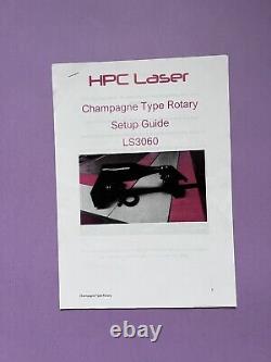 Accessoire rotatif HPC pour découpeuse/laser graveur