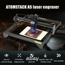 Atomstack A5 20w Diy Laser Cutting Printer Gravure Graveur Machine Desktop Us