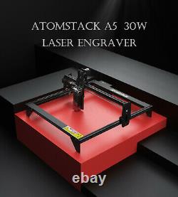 Atomstack A5 Graveur De Machine À Découper Au Laser 30w Carve Wood Leather Printer