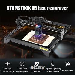 Atomstack A5 Gravure Sur Graveur Laser Machine À Découper Cutter En Bois 410400mm B9e1