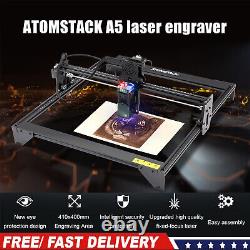 Atomstack A5 Machine À Gravure Laser Cnc 41x40cm Logo Bois Graveur De Coupe W9x2
