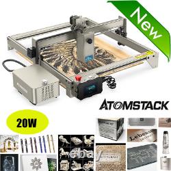 Atomstack S20 Pro 20w Laser Gravure Machine À Découper Imprimante De Graveur Bricolage En Bois