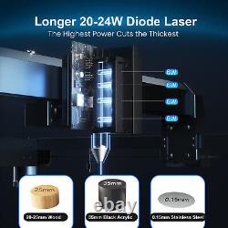 Graveur laser B1 20W plus long avec machine de découpe et de gravure laser CNC avec assistance pneumatique