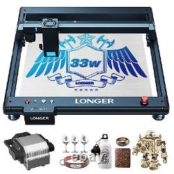 Graveur laser CNC LONGER Laser B1 30W Machine de gravure et de découpe laser 450x440mm