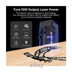 Graveur laser Creality Pro 10W, découpe laser pour cadeaux personnalisés, haute puissance 72W