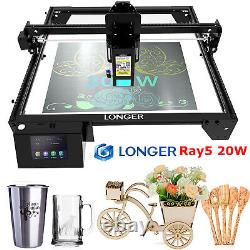 Graveur laser DIY Longer Ray5 20W, Découpe et Gravure 375 X 375mm