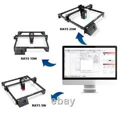 Graveur laser DIY Longer Ray5 20W, Découpe et Gravure 375 X 375mm