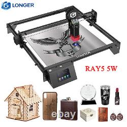 Graveur laser LONGER RAY5 5W Machine de gravure et découpe sur bois, cuir et métal