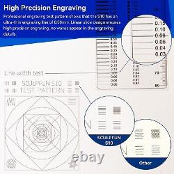 Graveur laser SCULPFUN S10 Machine de gravure et de découpe 10W + Buse d'assistance à l'air