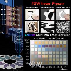 Graveur laser SCULPFUN S30 PRO MAX 20W machine de gravure laser avec assistance d'air